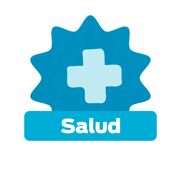 Ícono azul con cruz blanca. Consejos de salud para tu cachorro en Purina Puppy Club.