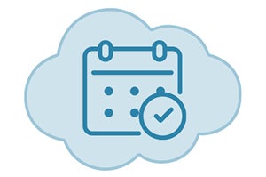 ícono de calendario que representa los beneficios de anticiparse con la esterilización de gatos