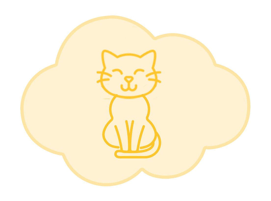 Ícono de gato que representa el comportamiento de un gatito de 12 a 18 meses.