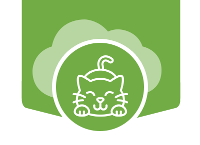 Icono de recreación, el juego con tu gatito es importante para su sano desarrollo.