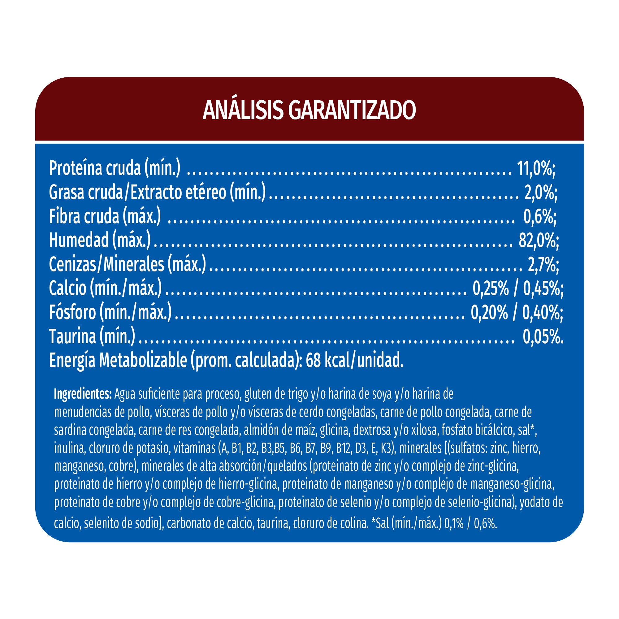 Alimento para gatos esterilizados con carne