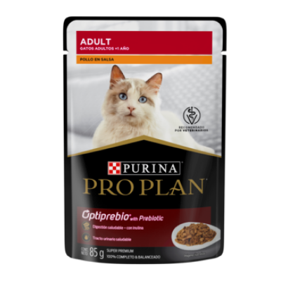 Alimento húmedo para gatos adultos Pro Plan Adult Pollo en salsa