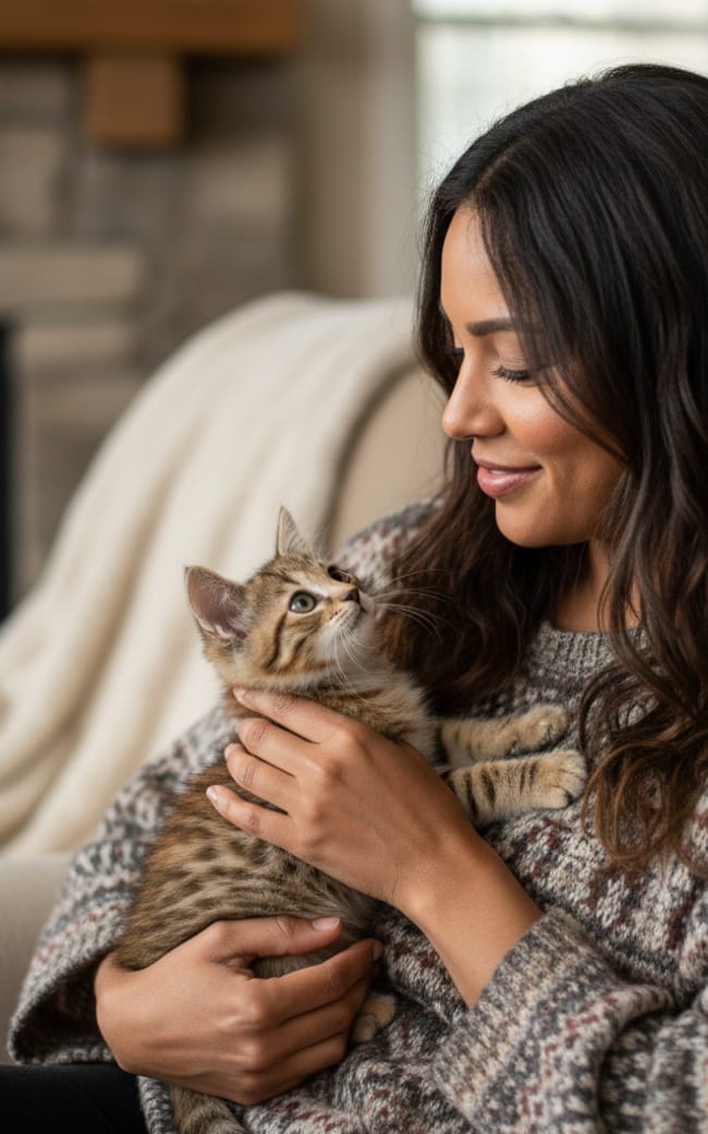 Mulher + Gato
