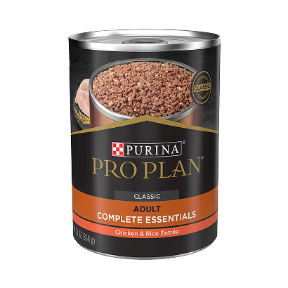 Lata de alimento húmedo Pro Plan Adult para perros adultos, Classic sabor pollo y arroz
