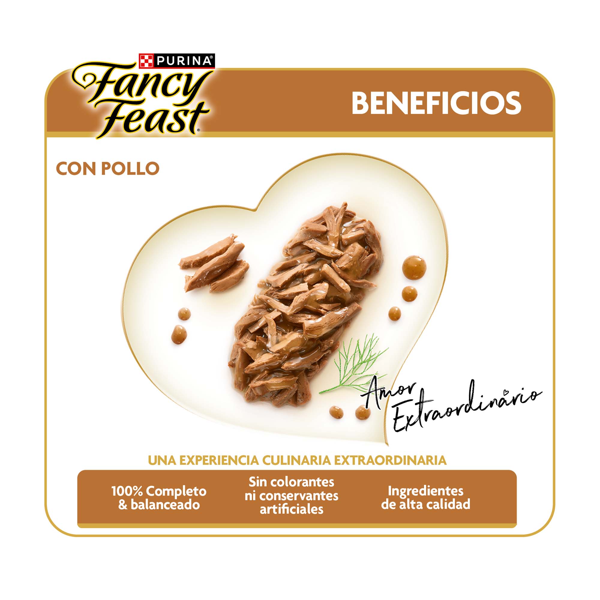 Purina Fancy Feast Alimento Húmedo Para Gatos Adultos Petit Filets Sabor Pollo 85 g
