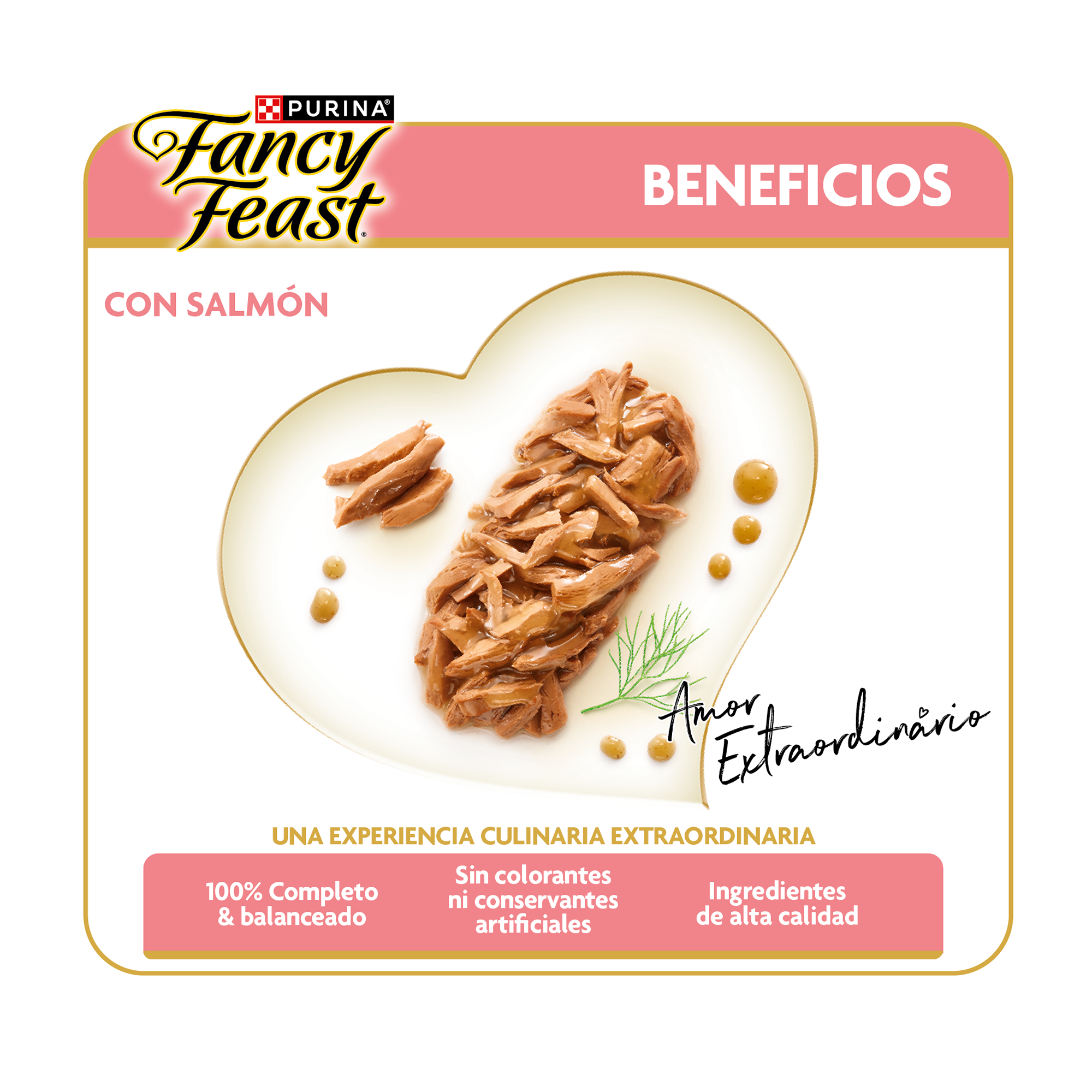 Purina Fancy Feast Alimento Húmedo Para Gatos Adultos Petit Filets Sabor Salmón 85 g