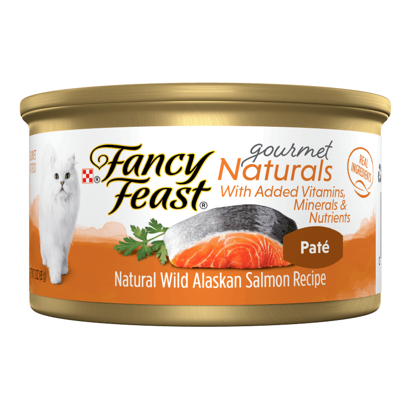 Fancy Feast Alimento húmedo para gatos Naturals Mousse de Salmón