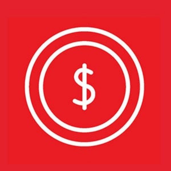 Icono de moneda con signo de pesos