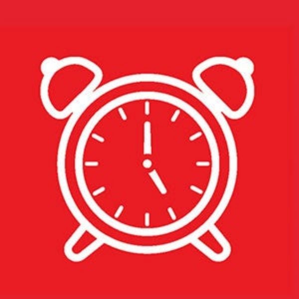 Icono de reloj despertador