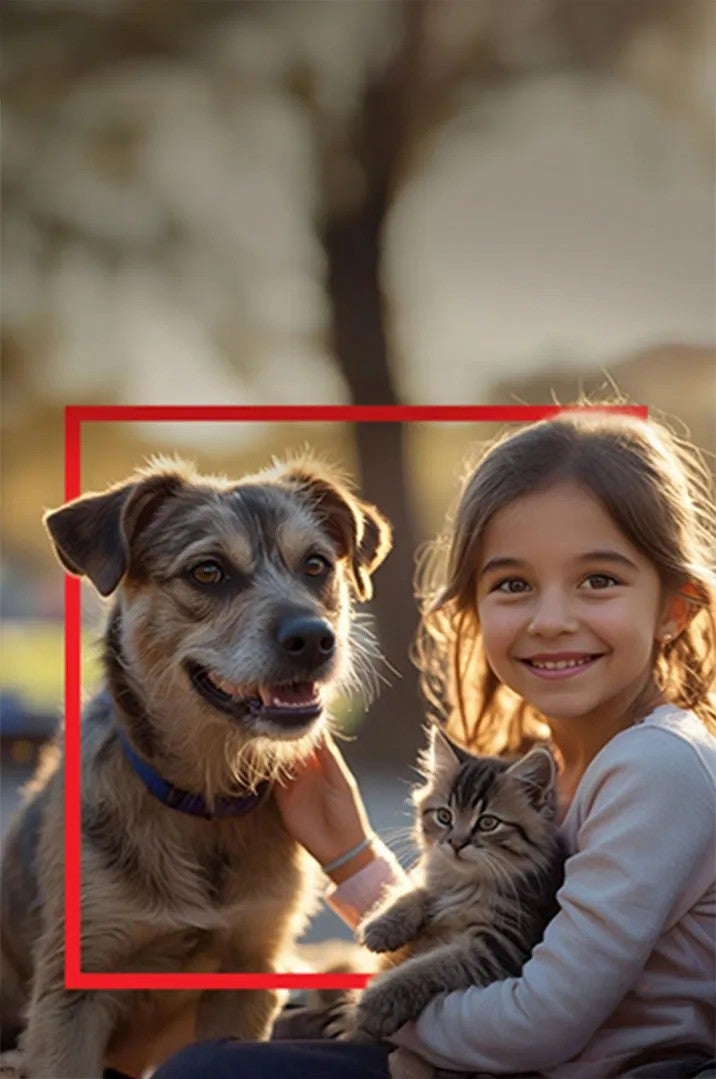 Niña abrazando a un perro