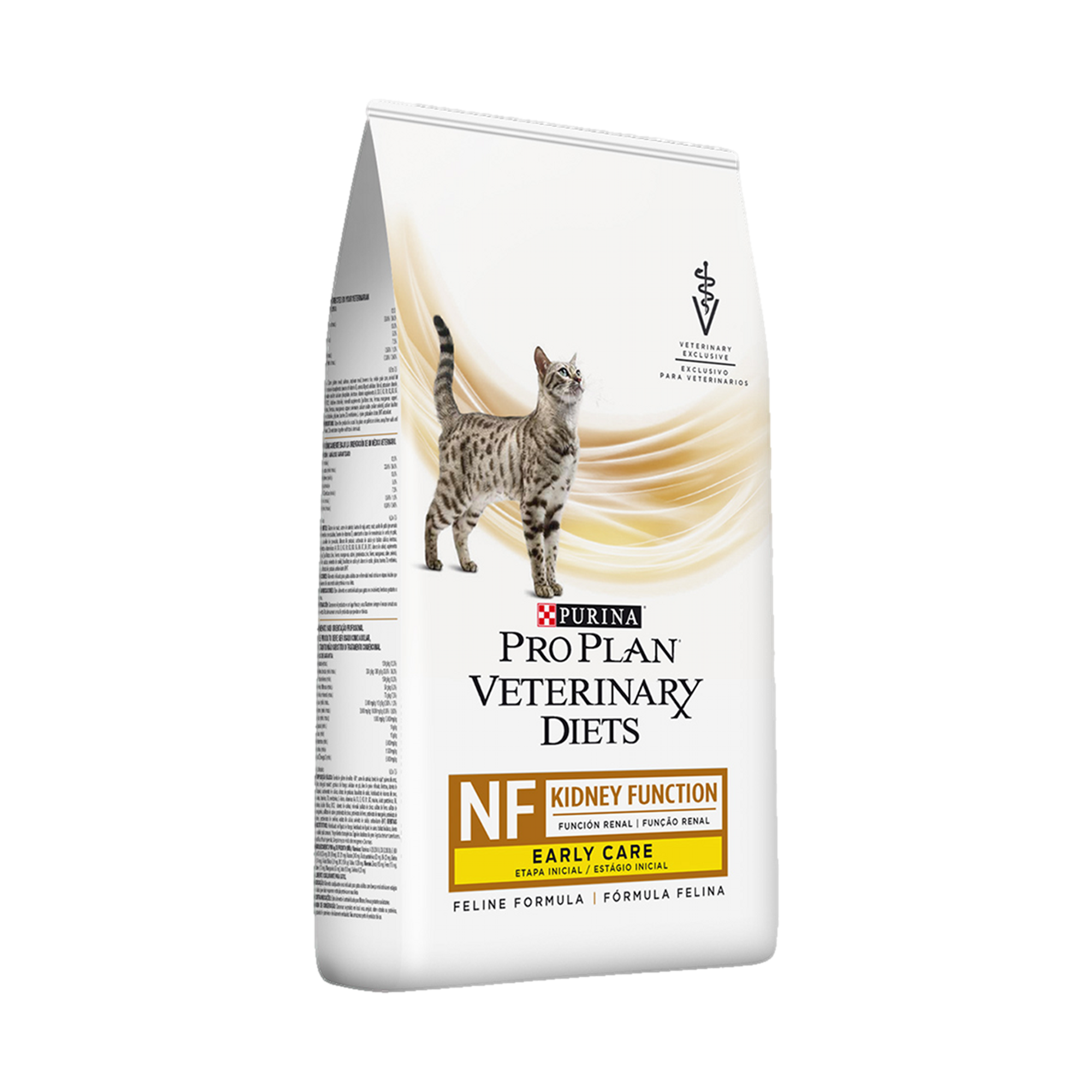 Empaque de Alimento renal para gatos Pro Plan Kidney Function Early Care, vista lateral
