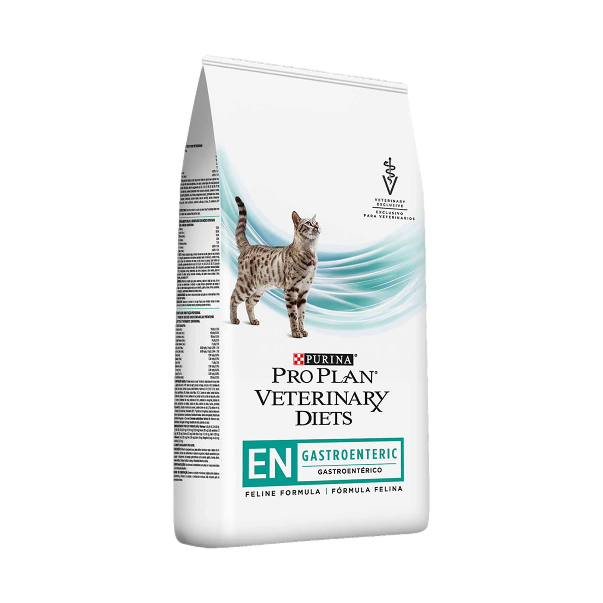 Empaque de Croquetas Pro Plan EN gastroenteric para gatos, vista lateral