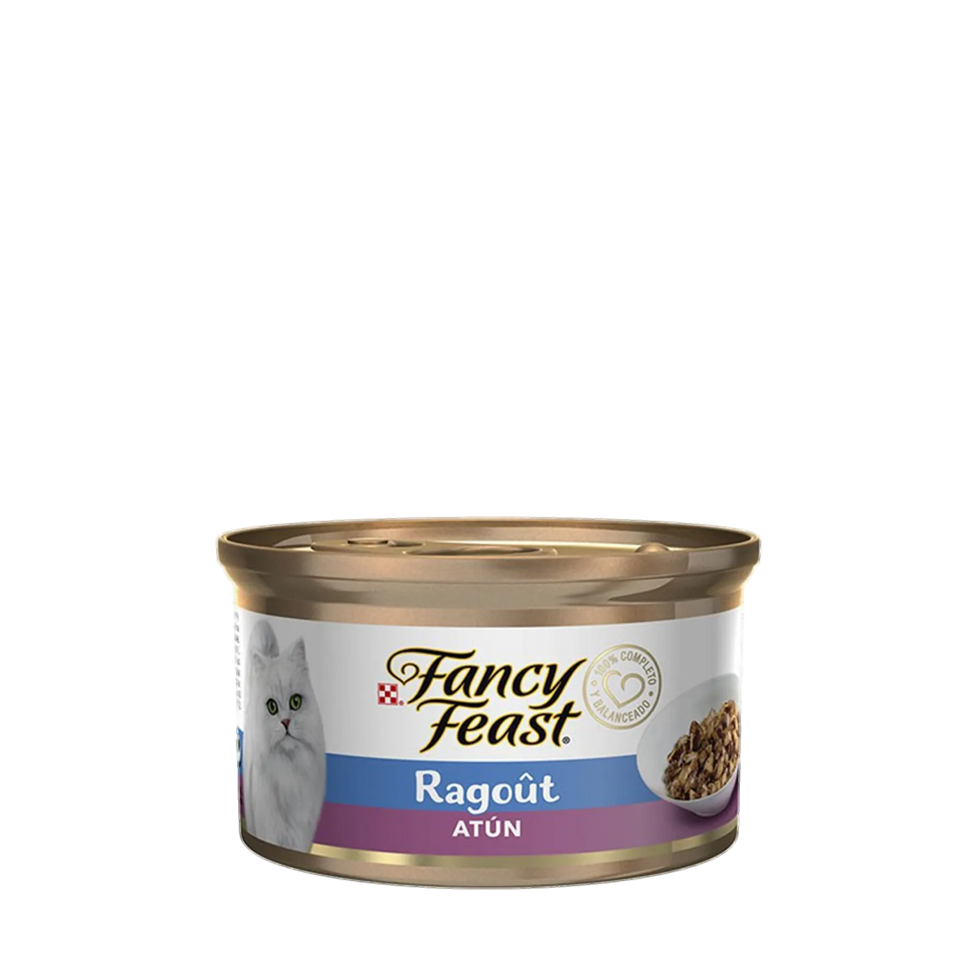 Empaque de Fancy Feast ragout de atún | línea gourmet, vista frontal