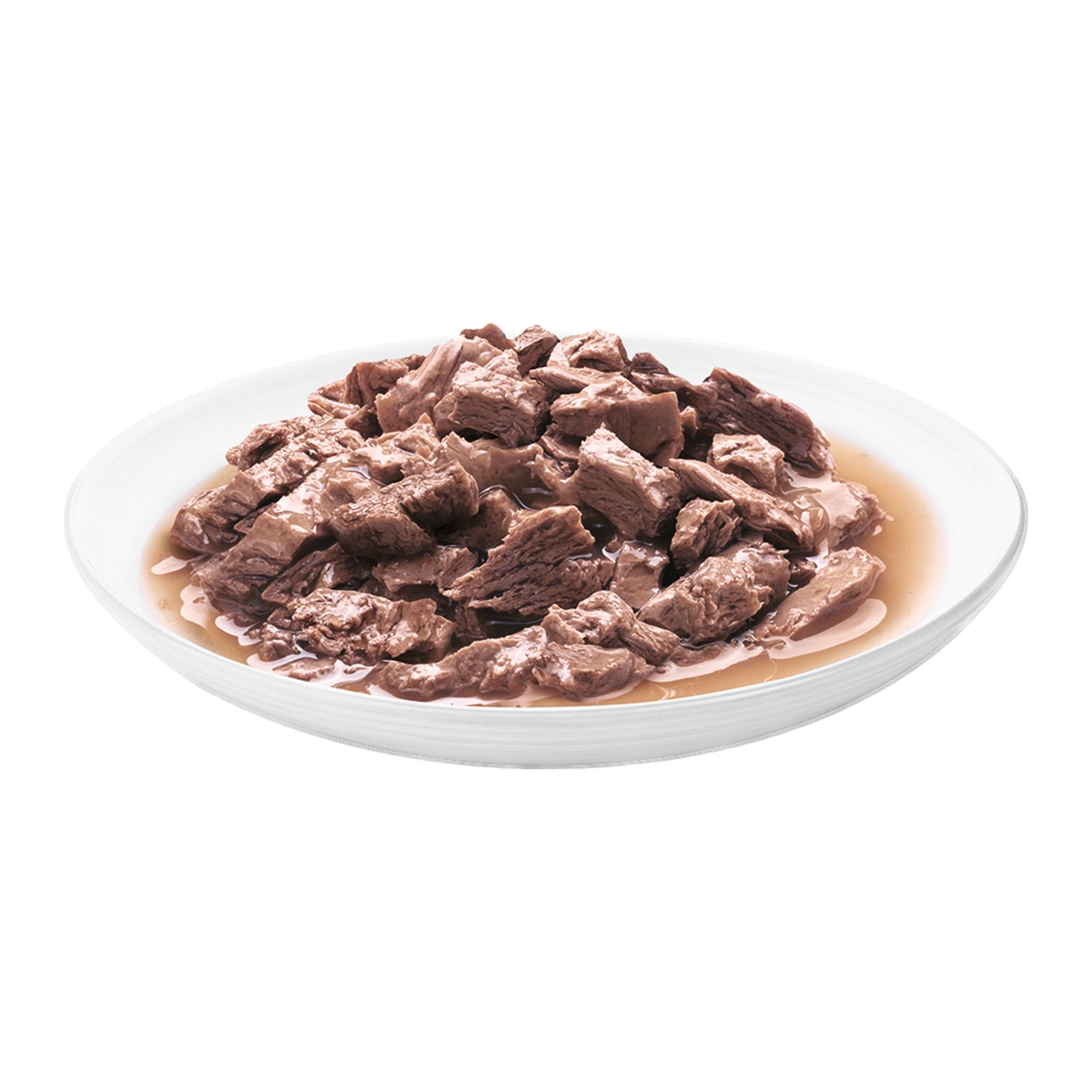 Porción servida de Felix® Classic para gato sabor atún