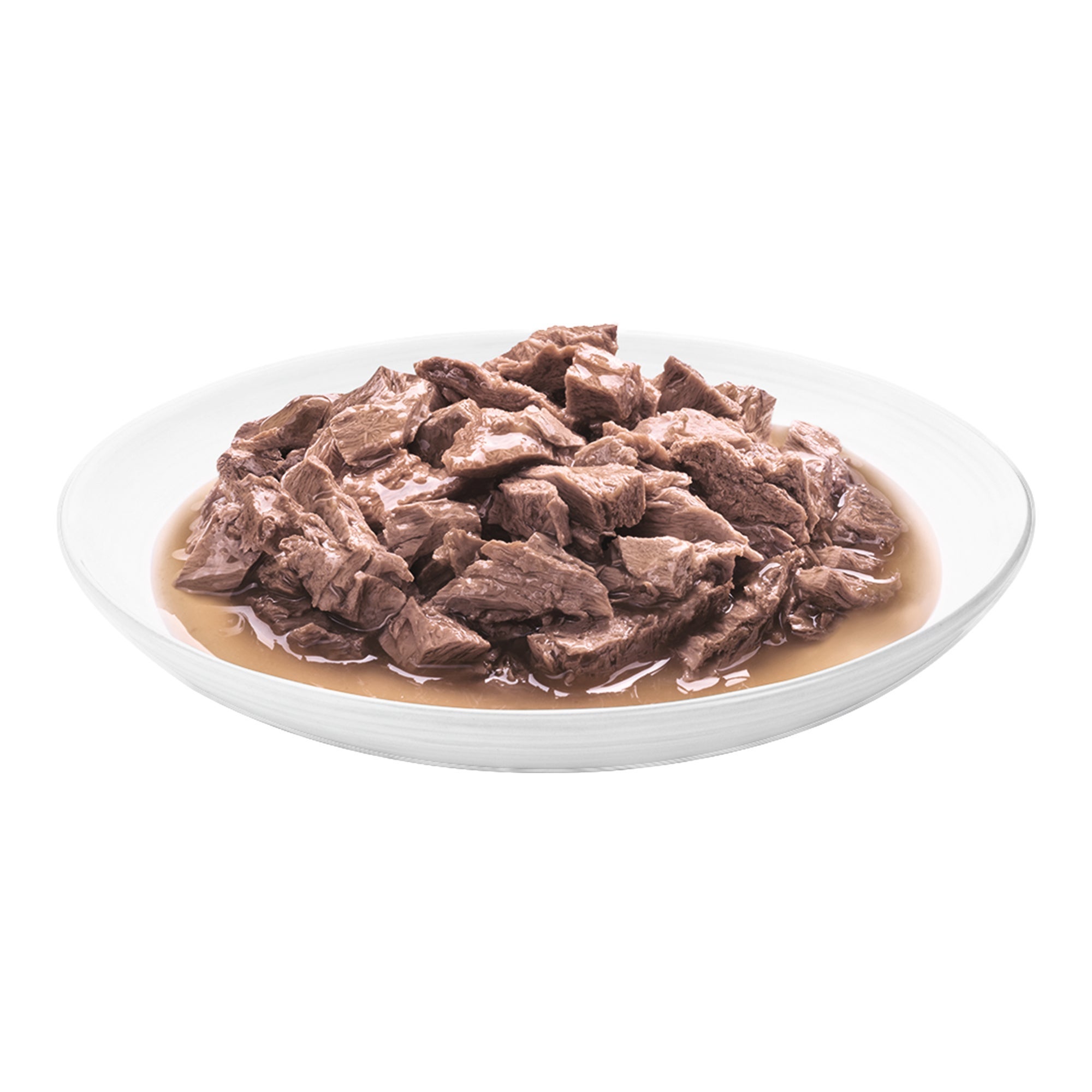 Porción servida de Felix® Classic para gato sabor salmón