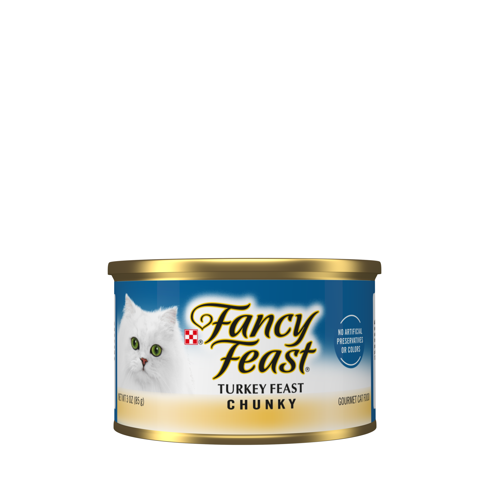 Empaque de Lata Fancy Feast terrine pavo | línea gourmet, vista frontal
