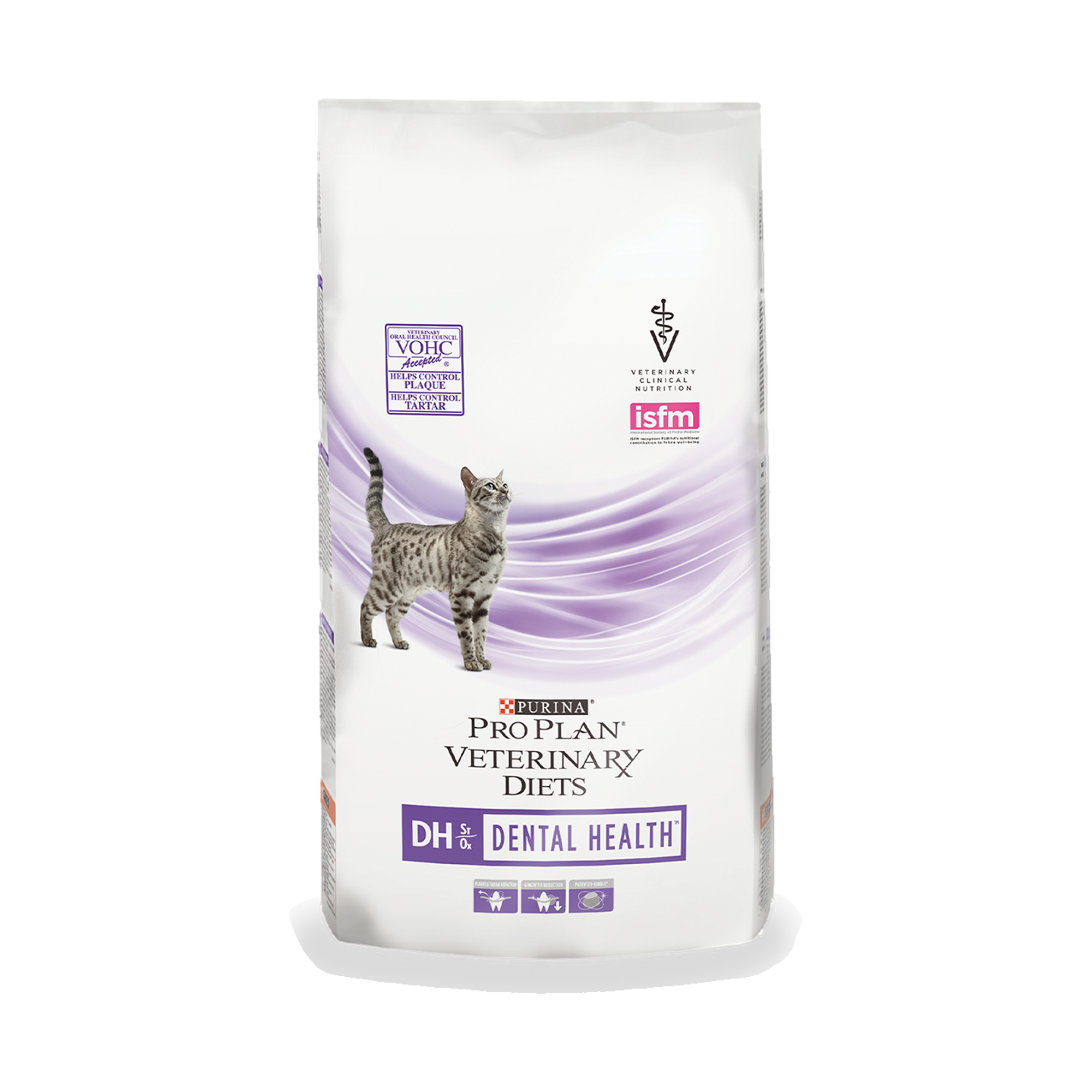 Empaque de PRO PLAN® DH Dental Health para gato, vista frontal