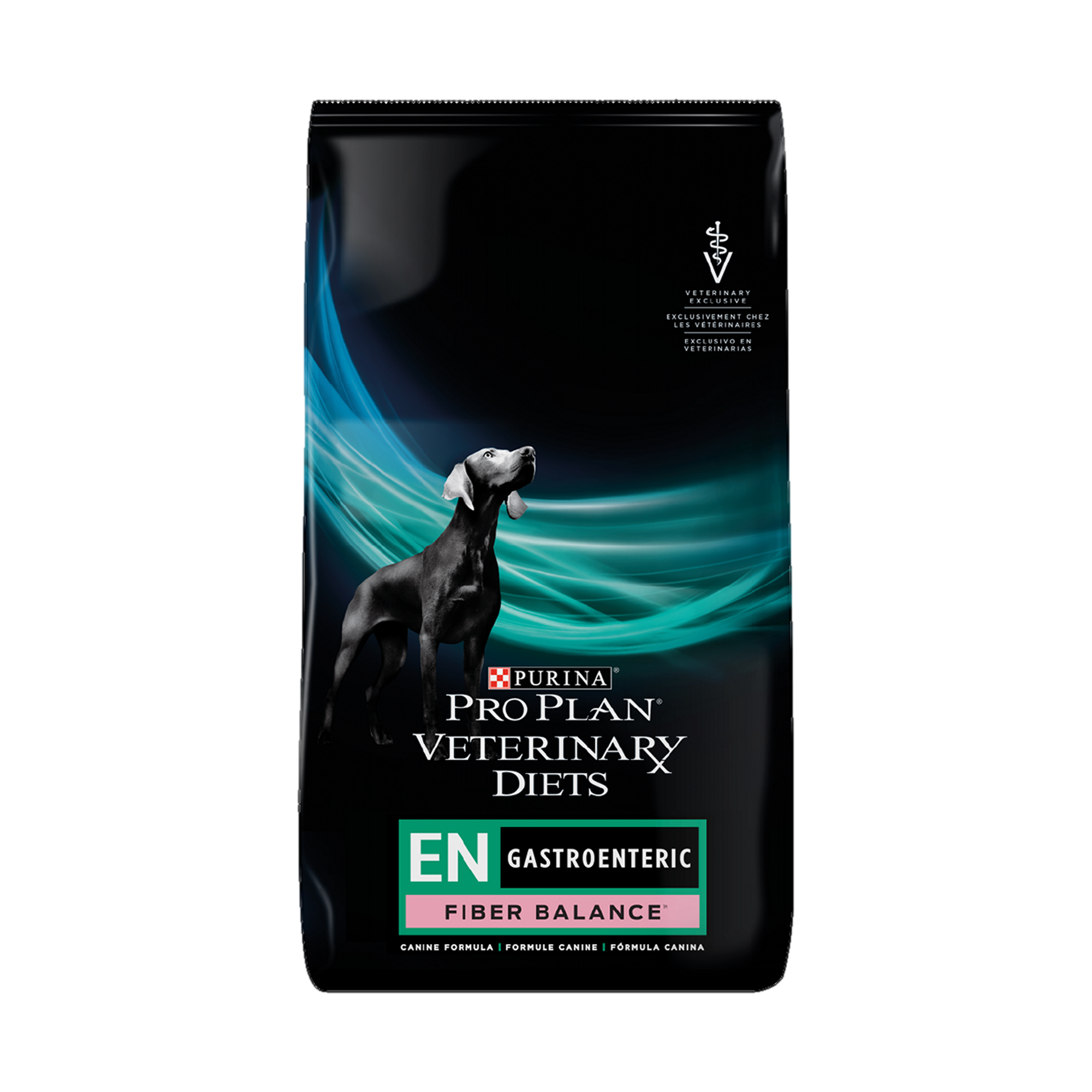 Empaque de Pro Plan gastroenteric balanceado para perros, vista frontal