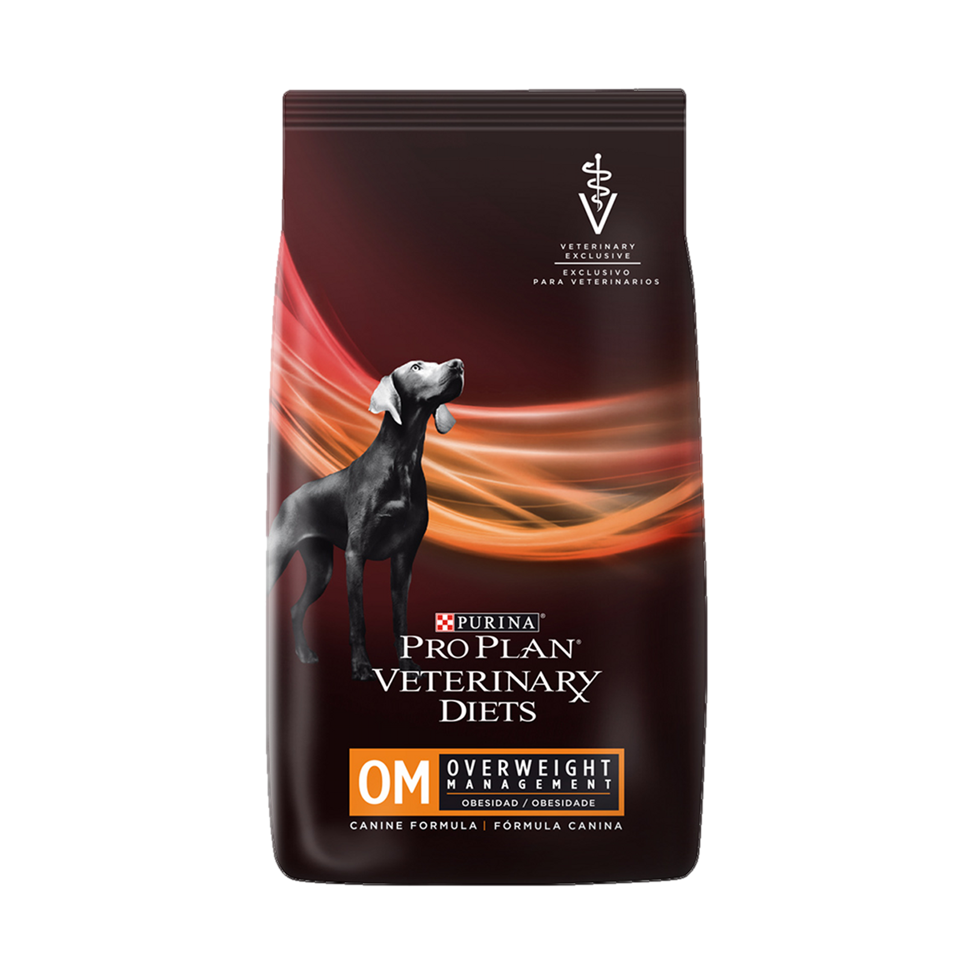 Empaque de Pro Plan OM para perros con obesidad, vista frontal