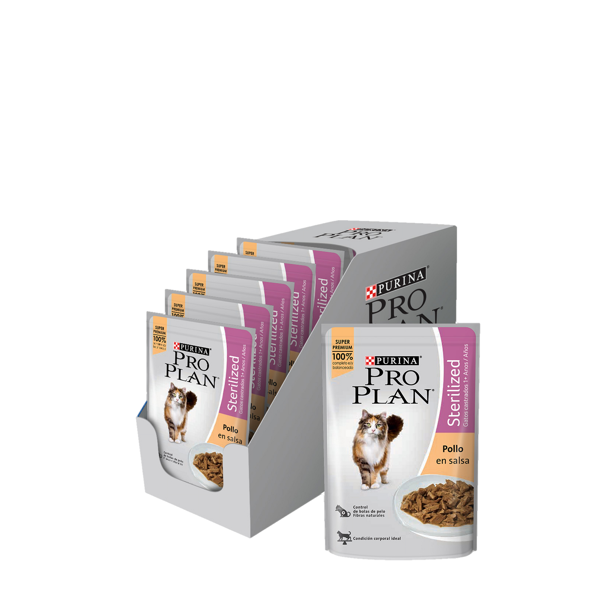 Empaque múltiple de Pro Plan® Sterilized Pollo en Salsa