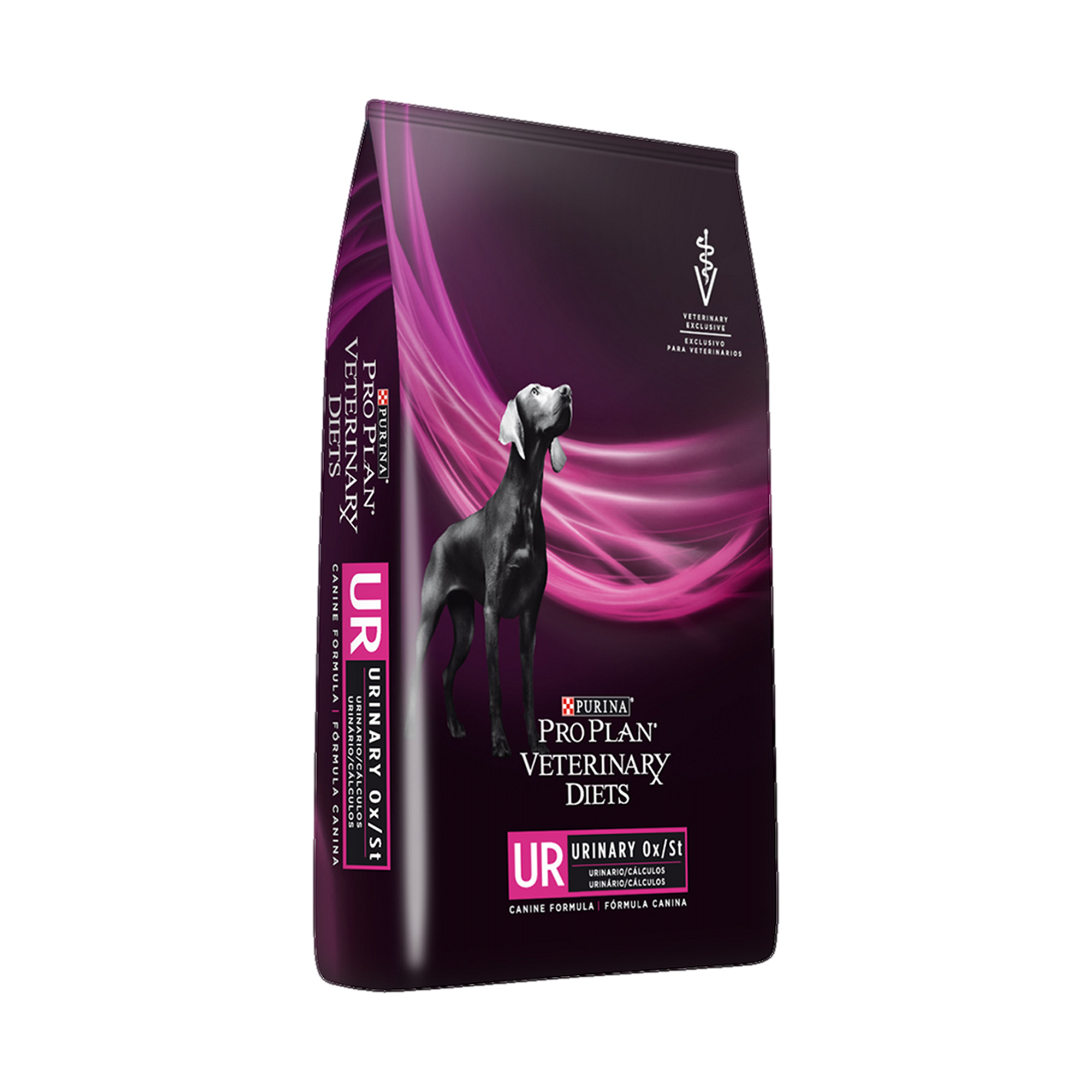 Empaque de Pro Plan urinary perros Veterinary Diets, vista lateral