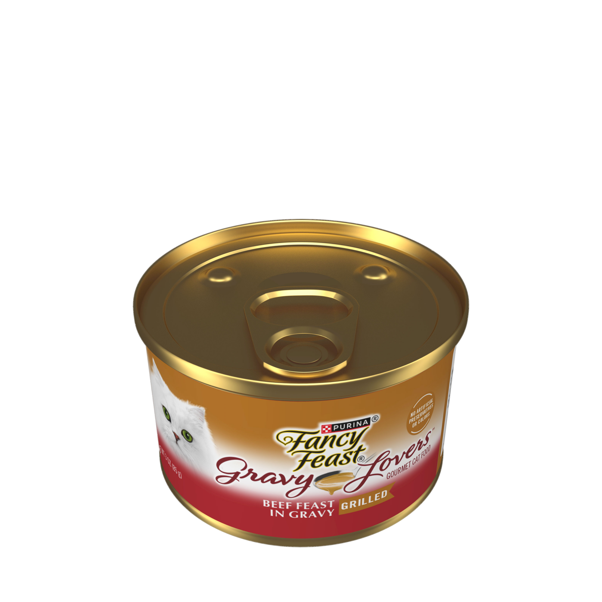 Empaque de Purina® Fancy Feast® Alimento Húmedo Para Gatos Adultos Casserole Sabor Carne, vista frontal