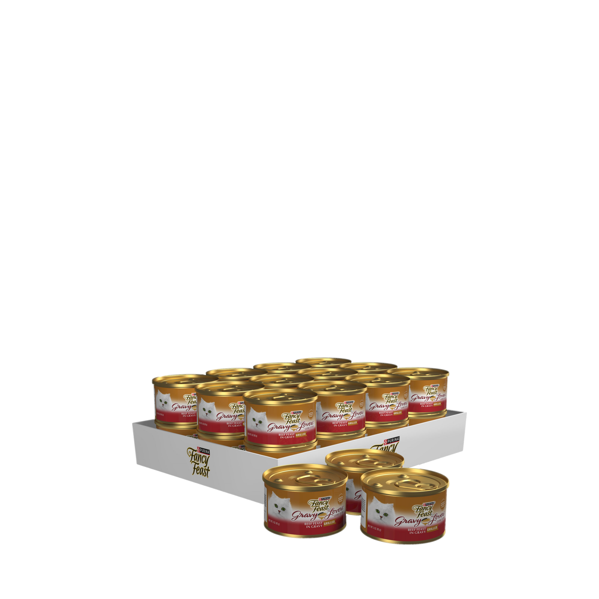 Empaque múltiple de Purina® Fancy Feast® Alimento Húmedo Para Gatos Adultos Casserole Sabor Carne