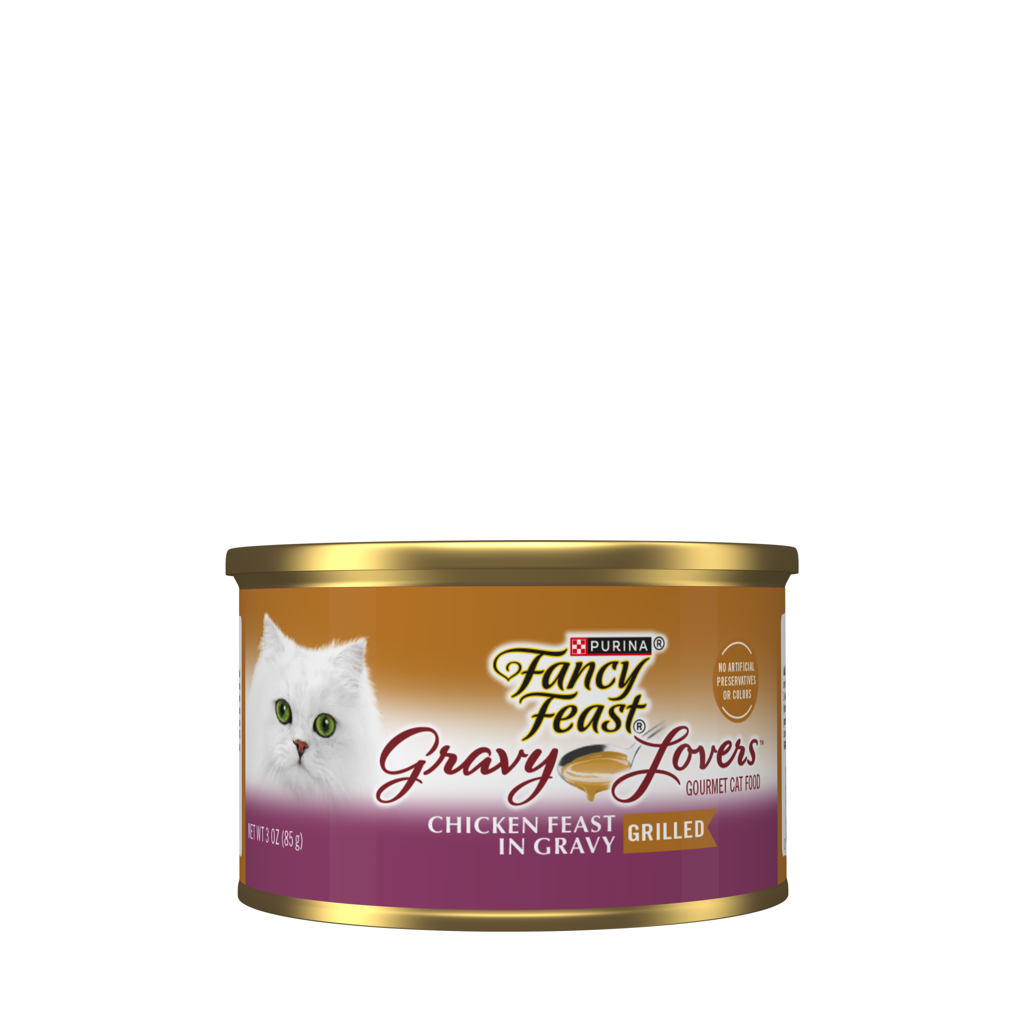 Empaque de Purina® Fancy Feast® Alimento Húmedo Para Gatos Adultos Casserole Sabor Pollo, vista frontal