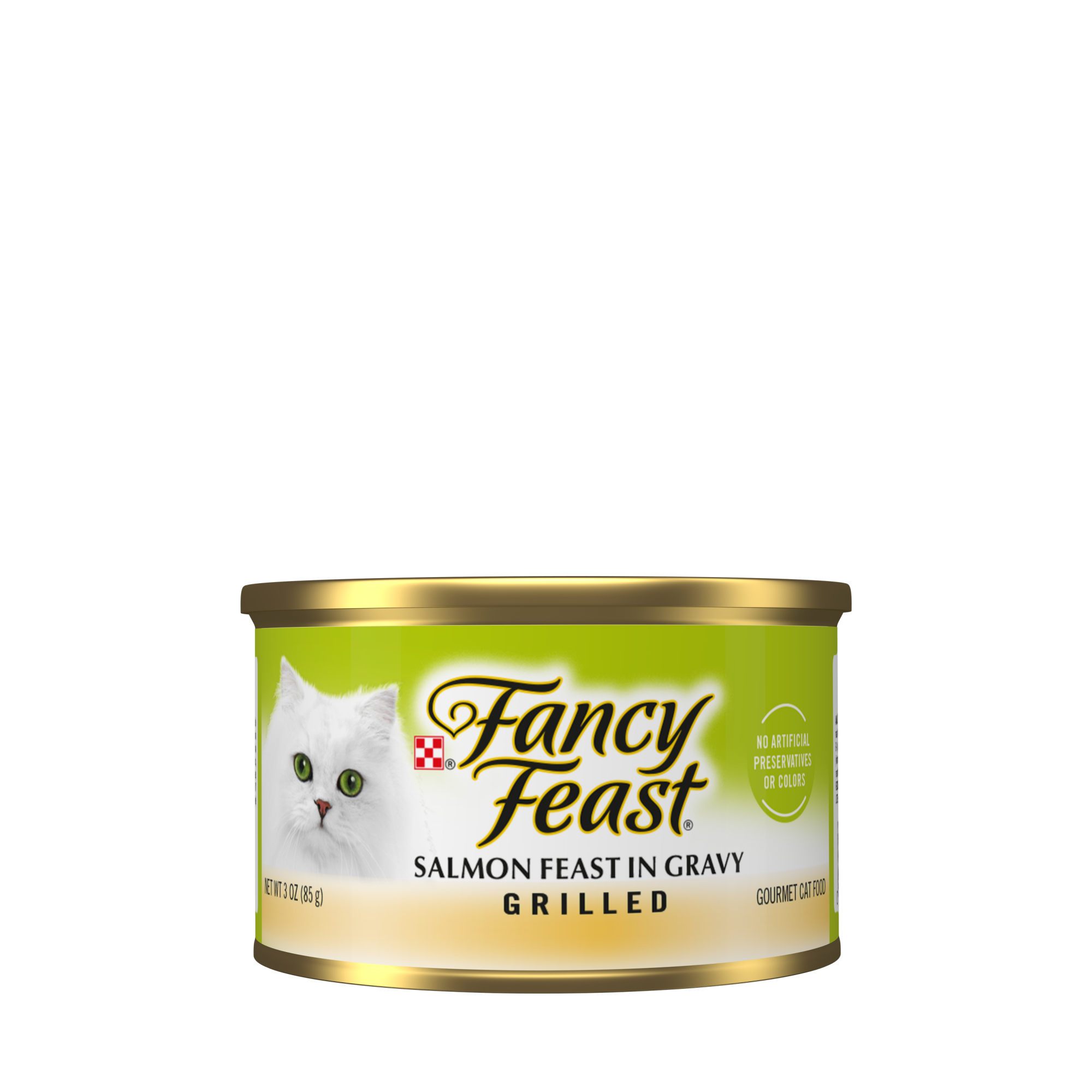 Empaque de Purina® Fancy Feast® Alimento Húmedo Para Gatos Adultos Petit Filets Sabor Salmón, vista frontal