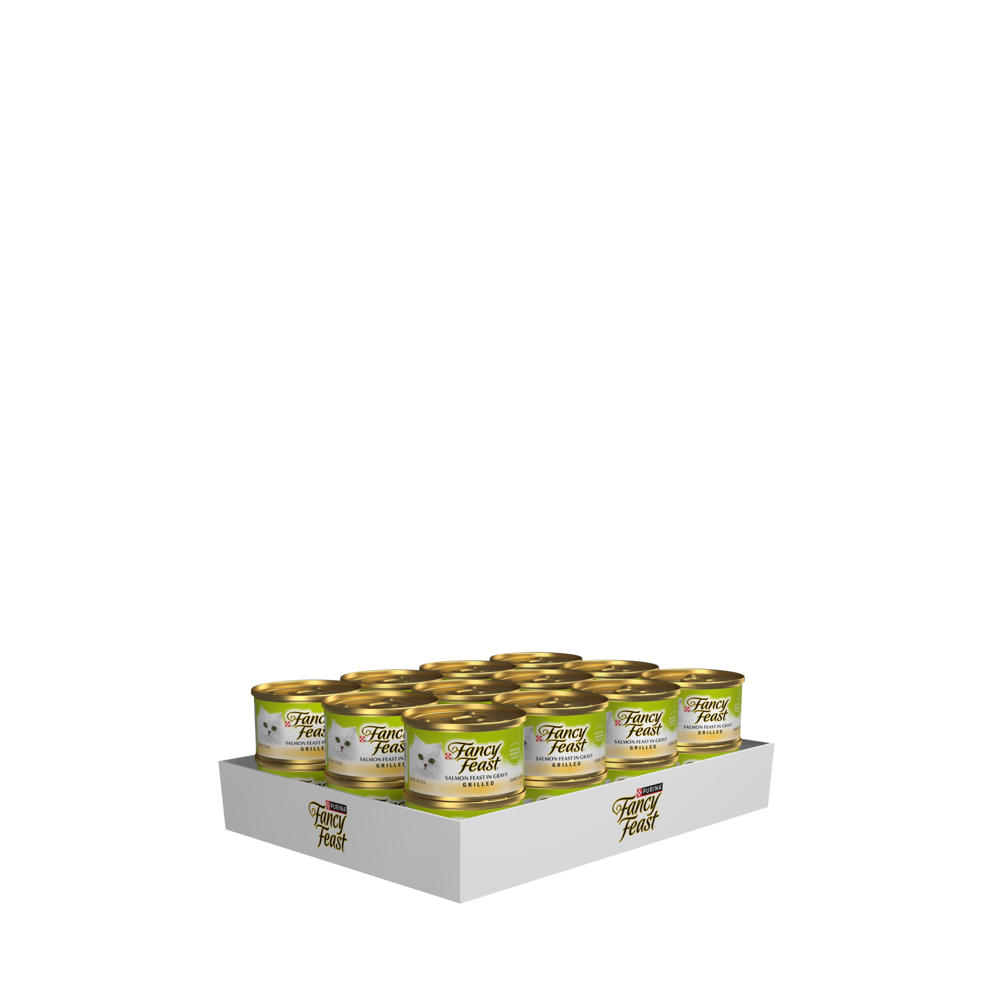 Empaque múltiple de Purina® Fancy Feast® Alimento Húmedo Para Gatos Adultos Petit Filets Sabor Salmón
