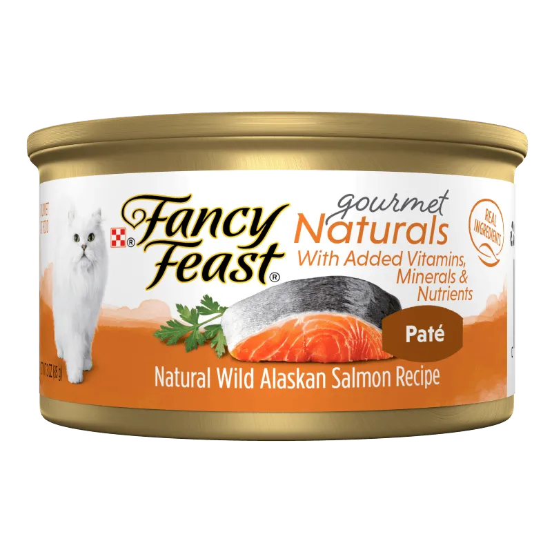 Fancy Feast Alimento húmedo para gatos Naturals Mousse de Salmón